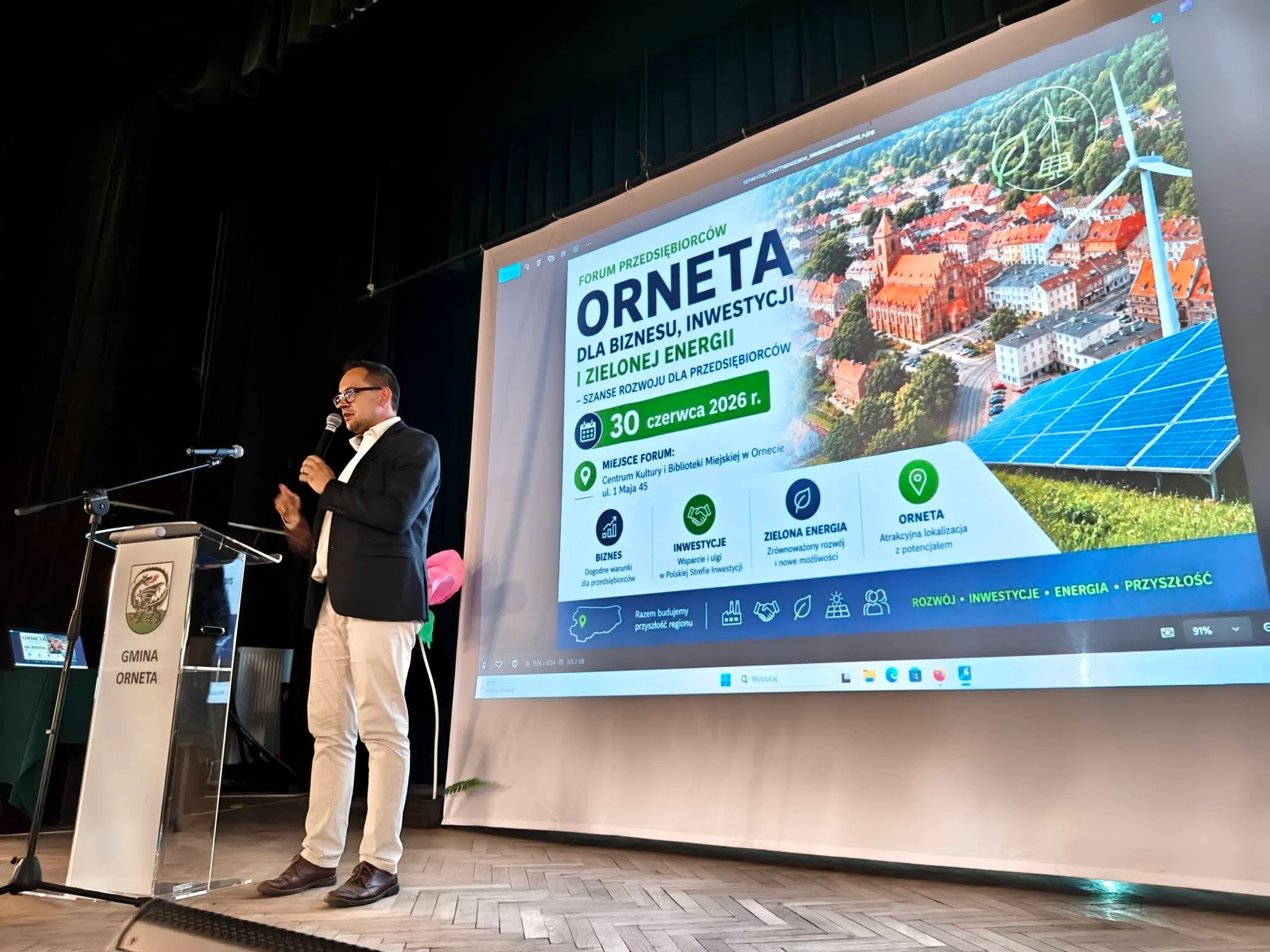Forum Przedsiębiorców w Ornecie: biznes, inwestycje i zielona energia — zdjęcie 28